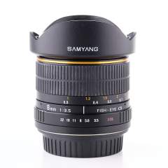 Samyang 8mm f/3.5 CS Fisheye (Canon EF-S) (käytetty)