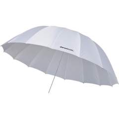 Westcott White Diffusion Parabolic Umbrella (220cm) -läpiammuttava sateenvarjo 