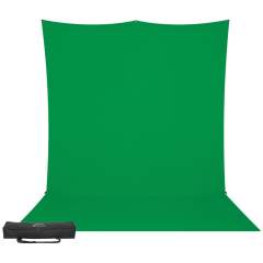 Westcott X-Drop Pro Backdrop Kit -Green Screen taustakangas telineellä