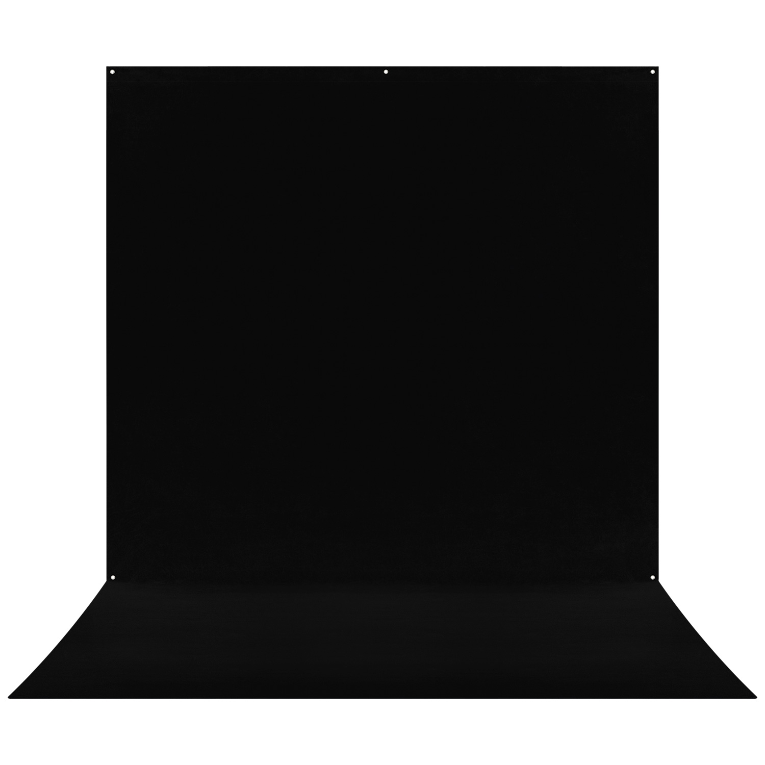 Westcott X-Drop Pro Backdrop Kit -Musta taustakangas telineellä